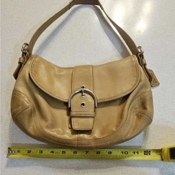 Coach Tan Leather Shoulder Soho Bag - Picture 3 of 9